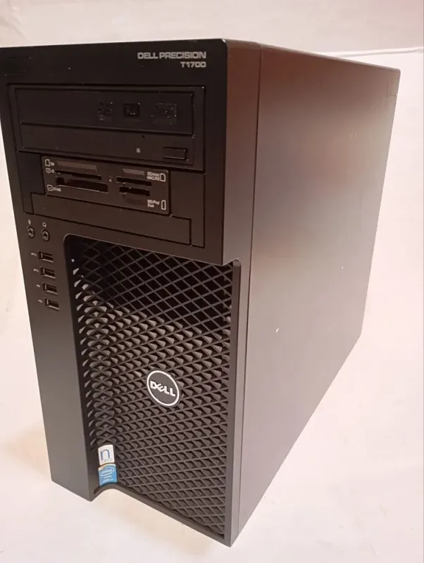 Робоча станція Б-клас Dell Precision T1700 Tower / Intel Core i7-4770 (4 (8) ядра по 3.4 - 3.9 GHz) / 16 GB DDR3 / 256 GB SSD + 1000 GB HDD / nVidia Quadro K620, 2 GB DDR3, 128-bit / DVD-RW б/в - зображення 5
