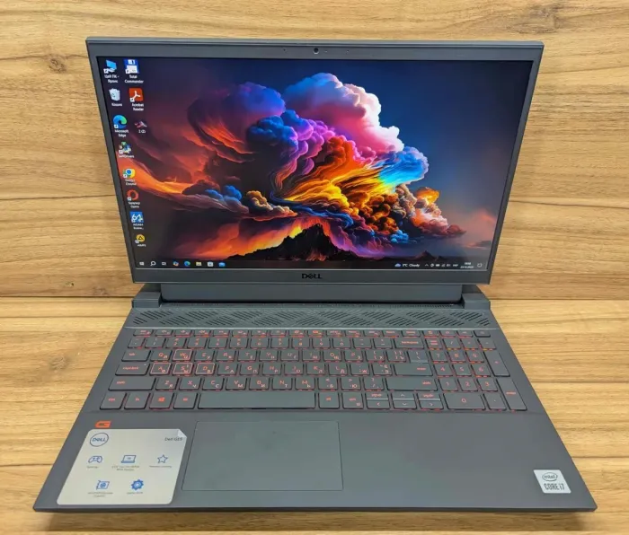 Ігровий ноутбук Dell G15 5510 / 15,6" (1920x1080) IPS / Intel Core i7-10870H (8 (16) ядер по 2.2 - 5.0 GHz) / 16 GB DDR4 / 1000 GB SSD / nVidia GeForce RTX 3060, 6 GB GDDR6, 192-bit / WebCam / Windows 10 б/в - зображення 2