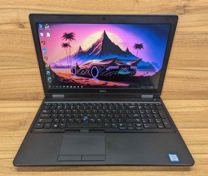 Ноутбук Dell Latitude 5580 / 15.6" (1920x1080) IPS / Intel Core i7-7820HQ (4 (8) ядра по 2.9 - 3.9 GHz) / 16 GB DDR4 / 512 GB SSD / nVidia GeForce 940MX, 2 GB GDDR5, 64-bit / WebCam / HDMI / Windows 10 б/в - зображення 2