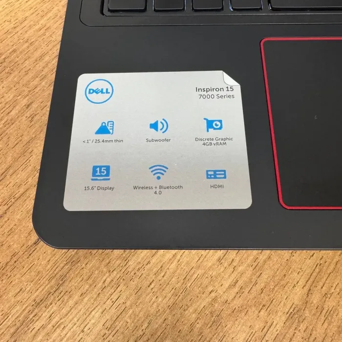 Ігровий ноутбук Б-клас Dell Inspiron 15 7559 / 15.6" (1920x1080) IPS / Intel Core i5-6300HQ (4 ядра по 2.3 - 3.2 GHz) / 16 GB DDR3 / 128 GB SSD + 1000 GB HDD / nVidia GeForce GTX 960M, 4 GB GDDR5, 128-bit / WebCam б/в - зображення 8