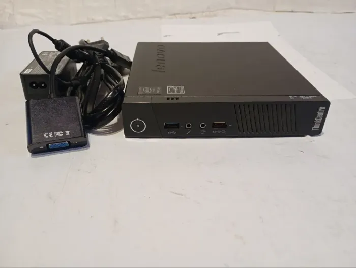 Неттоп Б-клас Lenovo ThinkCentre M73 Tiny USFF / Intel Pentium G3240T (2 ядра по 2.7 GHz) / 8 GB DDR3 / 128 GB SSD / Intel HD Graphics б/в - зображення 4