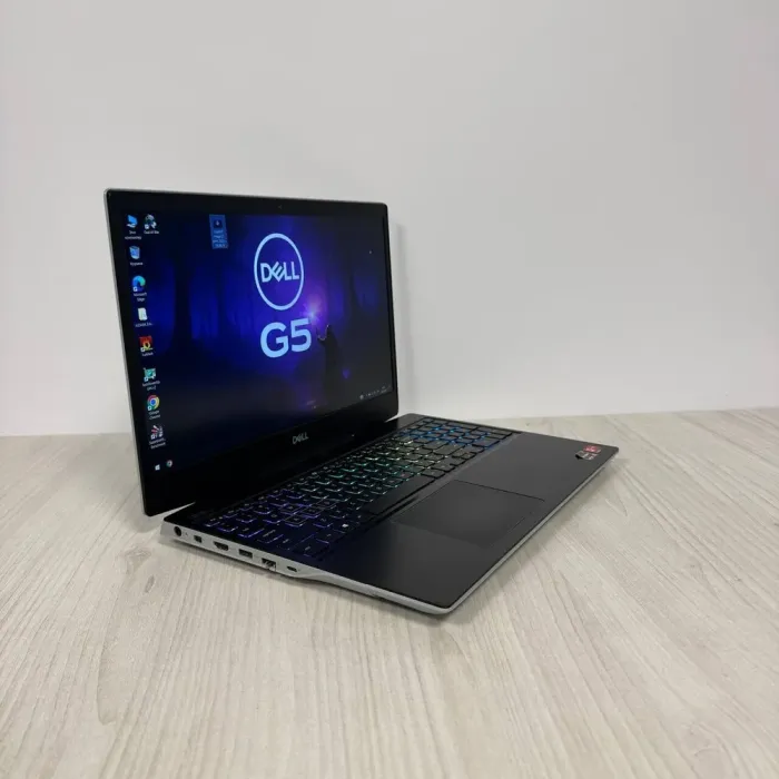 Ігровий ноутбук Б-класу Dell G5 5505 / 15,6" (1920x1080) IPS / AMD Ryzen 7 4800H (8 (16) ядер по 2.9 - 4.2 GHz) / 8 GB DDR4 / 256 GB SSD / AMD Radeon RX 5600M, 6 GB GDDR6, 192-bit / WebCam б/в - зображення 4
