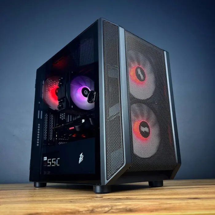 Збірка під замовлення: комп'ютер 1stPlayer D3-3F2-PLUS Black Tower / AMD Ryzen 5 3600 (6 (12) ядер по 3.6 - 4.2 GHz) / 16 GB DDR4 / 512 GB SSD M.2 / nVidia GeForce GTX 1070, 8 GB GDDR5, 256-bit / 550W б/в - зображення 9