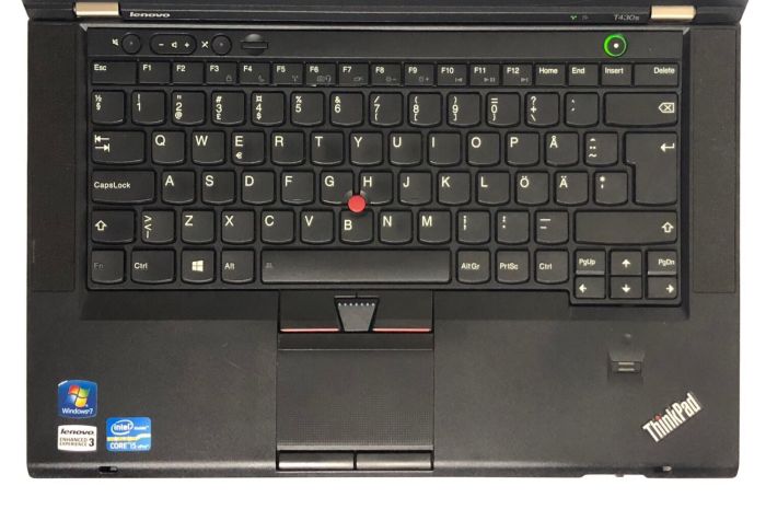 Ноутбук Lenovo ThinkPad T430s / 14" (1600x900) TN / Intel Core i5-3320M (2 (4) ядра по 2.6 - 3.3 GHz) / 8 GB DDR3 / 500 GB HDD / Intel HD Graphics 4000 / WebCam / DVD-ROM б/в - изображение 8