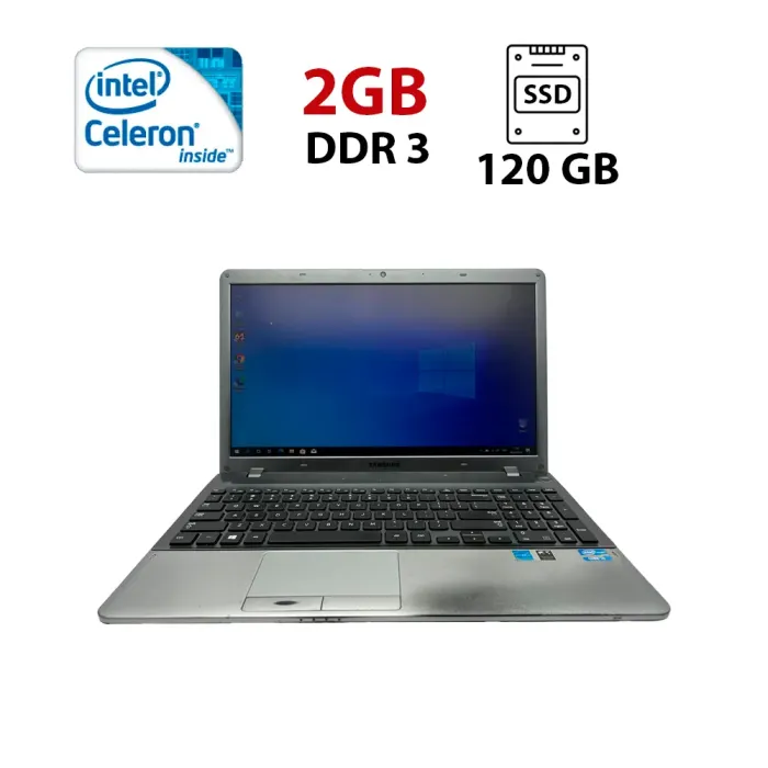 Ноутбук Б-клас Lenovo Ideapad 110-14IBR / 14" (1366x768) TN / Intel Celeron N3060 (2 (ядра по 1.6 - 2.48 GHz) / 2 GB DDR3 / 120 GB SSD / Intel HD Graphics 400 / WebCam б/в - зображення 1