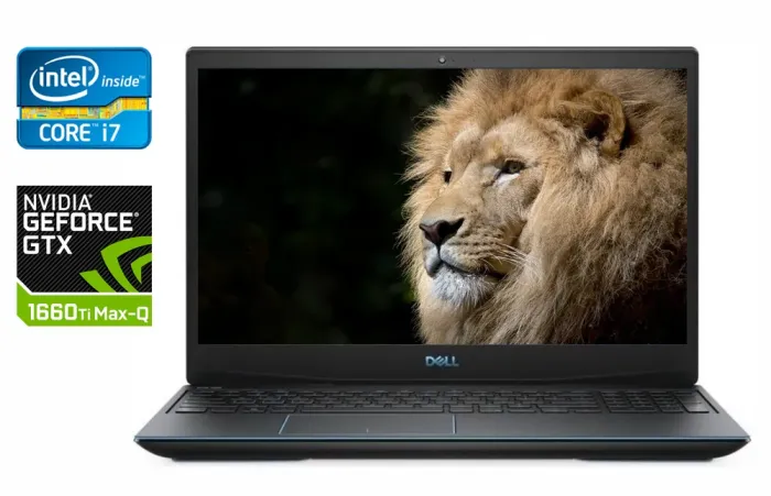 Ігровий ноутбук Б-клас Dell G3 3590 / 15.6" (1920x1080) IPS / Intel Core i7-9750H (6 (12) ядер по 2.6 - 4.5 GHz) / 16 GB DDR4 / 512 GB SSD / nVidia GeForce GTX 1660 Ti Max-Q, 6 GB GDDR6, 192-bit / WebCam / HDMI б/в - зображення 1