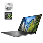Мобільна робоча станція Dell Precision 5550 / 15.6" (1920x1080) IPS / Intel Core i9-10885H (8 (16) ядер по 2.4 - 5.1 GHz) / 32 GB DDR4 / 512 GB SSD M.2 / nVidia Quadro T2000, 4 GB GDDR5, 128-bit / WebCam / Win 11 Pro б/в