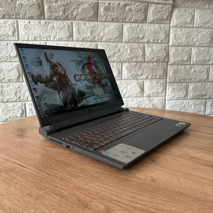 Ігровий ноутбук Б-клас Dell G15 5510 / 15.6" (1920x1080) IPS / Intel Core i5-10500H (6 (12) ядер по 2.5 - 4.5 GHz) / 8 GB DDR4 / 256 GB SSD / nVidia GeForce GTX 1650, 4 GB GDDR6, 128-bit / WebCam б/в - зображення 4