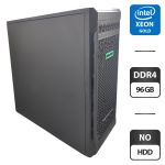 Сервер HP ProLiant ML110 G10 Tower / Intel Xeon Gold 5122 (4 (8) ядра по 3.6 - 3.7 GHz) / 96 GB DDR4 / NO HDD (SATA) 3.5" б/в