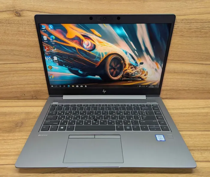 Ультрабук HP zBook 14u G6 / 14" (1920x1080) IPS / Intel Core i5-8365U (4 (8) ядра по 1.6 - 4.1 GHz) / 16 GB DDR4 / 512 GB SSD / Intel UHD Graphics / WebCam / TouchID / Windows 10 б/в - зображення 2