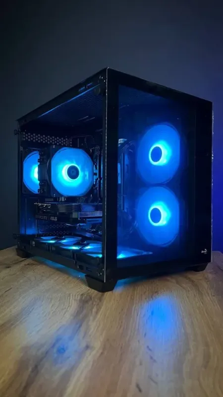 Збірка на замовлення: ігровий ПК AeroCool Dryft Mini Tower / AMD Ryzen 5 7500F (6 (12) ядер по 3,7 - 5,0 ГГц) / 32 ГБ DDR5 / 1000 ГБ SSD M.2 / nVidia GeForce RTX 5060, 8 ГБ GDDR7, 128-bit / 650 Вт - зображення 2