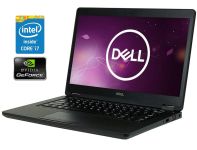 Ультрабук Б-клас Dell Latitude 5480 / 14" (1366x768) TN / Intel Core i7-6600U (2 (4) ядра по 2.6 - 3.4 GHz) / 8 GB DDR4 / 256 GB SSD / nVidia GeForce 930MX, 2 GB DDR3, 64-bit / WebCam / Win 10 Pro б/в