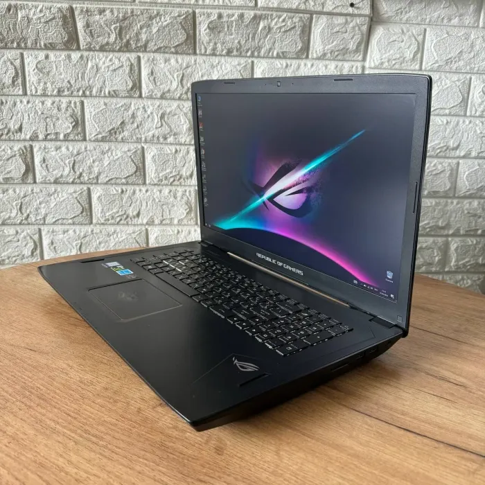 Ігровий ноутбук Б-клас Asus ROG Strix GL702VI / 17.3" (1920x1080) IPS / Intel Core i7-7700HQ (4 (8) ядра по 2.8 - 3.8 GHz) / 16 GB DDR4 / 512 GB SSD + 1000 GB HDD / nVidia GeForce GTX 1080, 8 GB GDDR5X, 256-bit / WebCam б/в - зображення 5