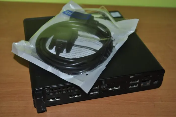 Неттоп HP ProDesk 600 G4 Desktop Mini USFF / Intel Core i3-8100T (4 ядра по 3.1 GHz) / 16 GB DDR4 / 500 GB SSD M.2 / Intel UHD Graphics 630 / Wi-Fi / Bluetooth / Windows 11 Pro + Блок живлення / Кабель з DisplayPort на VGA б/в - зображення 7