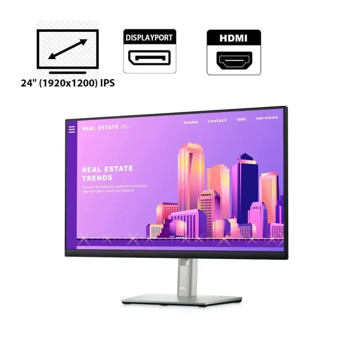 Монітор Dell UltraSharp U2415b / 24" (1920x1200) IPS / HDMI, DisplayPort б/в - зображення 1