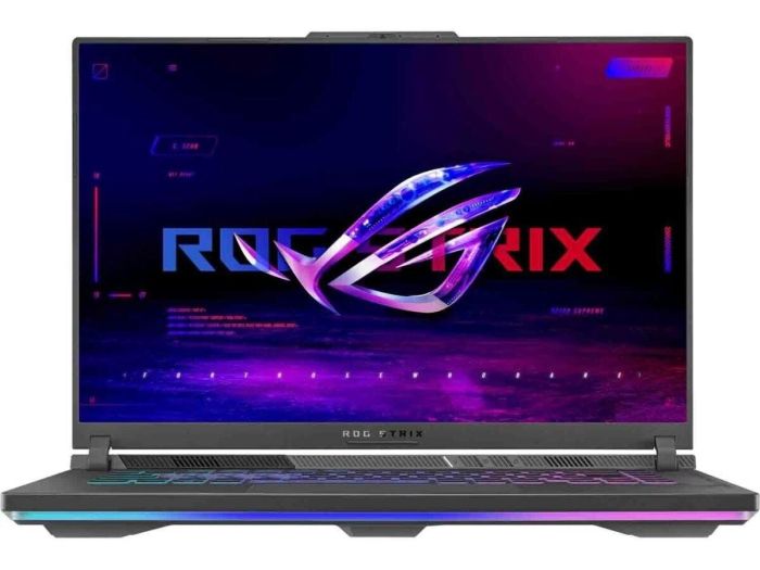 Ігровий ноутбук Asus ROG Strix G16 G614JI / 16" (2560x1600) IPS / Intel Core i9-13980HX (24 (32) ядра по 4.0 - 5.6 GHz) / 16 GB DDR5 / 1000 GB SSD / nVidia GeForce RTX 4070, 8 GB GDDR6, 128-bit / WebCam / Win 11 б/в - изображение 2