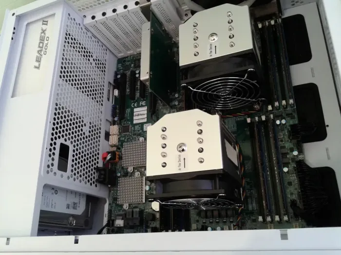 Сервер Vinga Mid Tower / 2x Intel Xeon E5-2680 v4 (14 (28) ядер по 2.4 - 3.3 GHz) / 128 GB DDR4 / 2 TB HDD / 1000W б/в - зображення 38