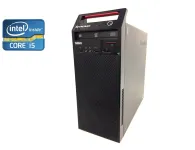 ПК Lenovo ThinkCentre E73 Tower / Core i5-4590 (4 ядра по 3.3-3.7GHz) / 8GB DDR3 / 500GB HDD / HD Graphics 4600 / DVD-RW б/в