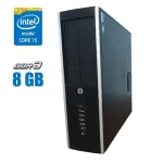 Комп'ютер HP Compaq 6200 Pro SFF / Intel Core i5-2300 (4 ядра по 2.8 - 3.1 GHz) / 8 GB DDR3 / 120 GB SSD / Intel HD Graphics 2000 / DVD-RW б/в