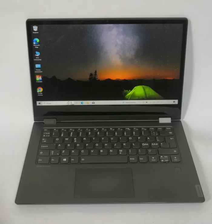 Ультрабук-трансформер Lenovo IdeaPad C340-14IML / 14" (1920x1080) IPS Touch / Intel Core i3-10110U (2 (4) ядра по 2.1 - 4.1 GHz) / 12 GB DDR4 / 256 GB SSD / Intel UHD Graphics / WebCam / Win 10 Home б/в - зображення 2