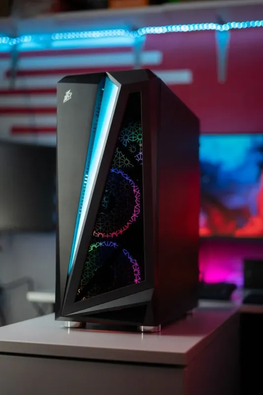 Ігровий ПК 1stPlayer Rainbow R5-R1 Tower / Intel Core i3-10100F (4(8) ядра по 3.6-4.3 GHz) / 16 GB DDR4 / 240 GB SSD / Radeon RX 6500 XT, 4 GB GDDR6, 64-bit / 700W - зображення 2