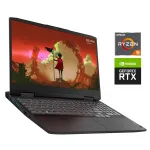Ігровий ноутбук Б-класу Lenovo IdeaPad Gaming 3 15ARH7 / 15,6" (1920x1080) IPS / AMD Ryzen 5 7535HS (6 (12) ядер по 3,3 - 4,55 ГГц) / 16 ГБ DDR5 / 512 ГБ SSD NVMe / nVidia GeForce RTX 2050, 4 ГБ GDDR6, 64-біт / Веб-камера б/в