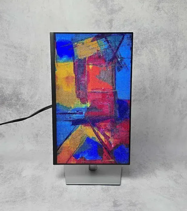 Монітор Dell P2422HE / 24" (1920x1080) IPS / 1x HDMI, 2x DisplayPort, 4x USB 3.2, 1x USB Type-C, 1x LAN (RJ-45) / VESA 100x100 / Pivot б/в - зображення 4