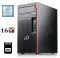 Комп'ютер Fujitsu Esprimo P757/E90+ Tower / Intel Core i5-6500 (4 ядра по 3,2 - 3,6 ГГц) / 16 ГБ DDR4 / 240 ГБ SSD / Intel HD Graphics 530 / 280 Вт / DisplayPort / DVI б/в