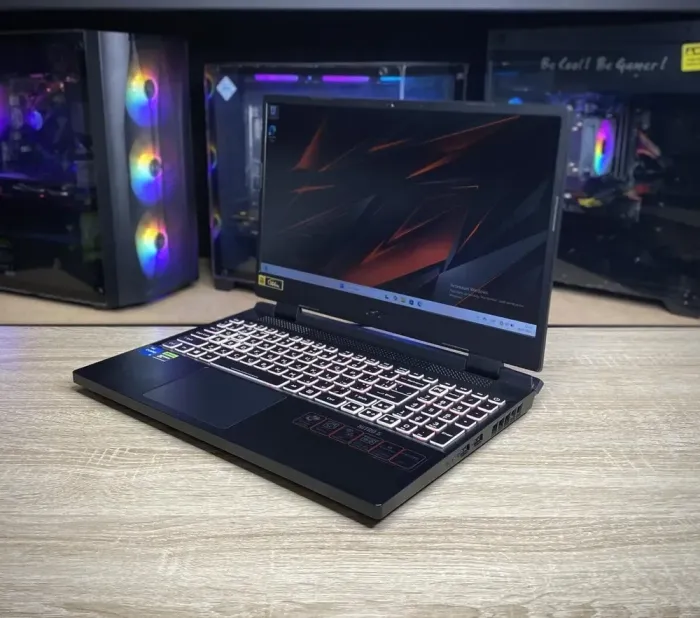 Ігровий ноутбук Acer Nitro 5 / 15.6" (1920x1080) IPS / Intel Core i5-12450H (8 (12) ядер по 3.3 - 4.4 GHz) / 16 GB DDR4 / 512 GB SSD / nVidia GeForce RTX 3050, 4 GB GDDR6, 128-bit / WebCam б/в - зображення 5