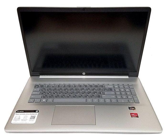 Ноутбук HP 17-cp2033dx / 17.3" (1600x900) TN / AMD Ryzen 3 7320U (4 (8) ядра по 2.4 - 4.1 GHz) / 8 GB DDR5 / 512 GB SSD M.2 / AMD Radeon 610M Graphics / WebCam / Win 11 Home б/в - зображення 2