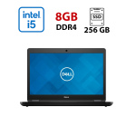 Ноутбук Dell Latitude 5491 / 14" (1920x1080) IPS / Intel Core i5-8400H (4 (8) ядра по 2.5 - 4.2 GHz) / 8 GB DDR4 / 256 GB SSD / Intel UHD Graphics 630 / WebCam б/в