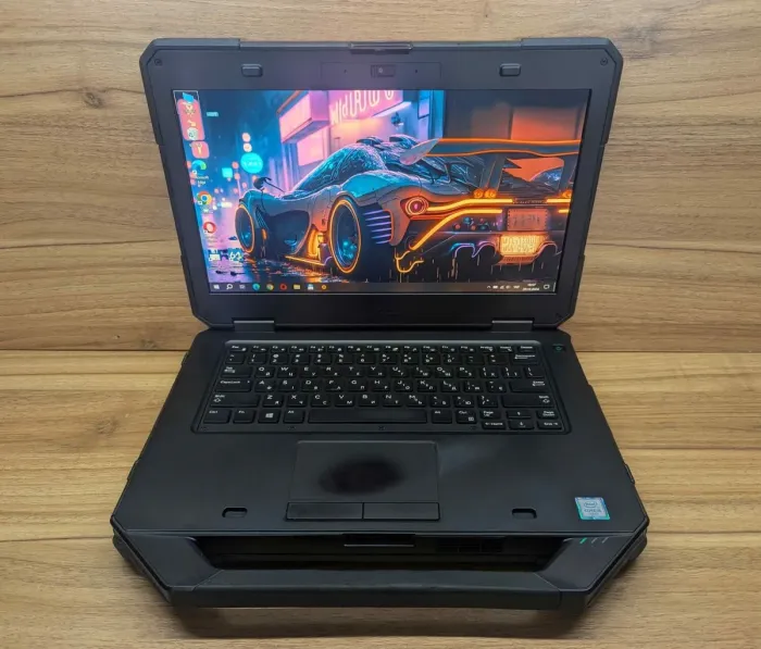 Захищений ноутбук Б-клас Dell Rugged Latitude 5414 / 14" (1920x1080) IPS / Intel Core i5-6300U (2 (4) ядра по 2.4 - 3.0 GHz) / 16 GB DDR4 / 512 GB SSD / Intel HD Graphics 520 / 4G / Windows 10 б/в - зображення 2
