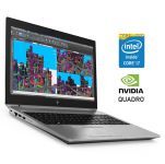 Мобільна робоча станція HP Zbook 15 G5 / 15,6'' (1920x1080) IPS / Intel Core i7-8850H (6 (12) ядра по 2,6 - 3,4 ГГц) / 32 ГБ DDR4 / 512 ГБ SSD NVMe / nVidia Quadro P2000, 4 ГБ GDDR5, 128-біт / WebCam / Win 11 Pro б/в
