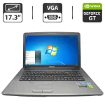 Ноутбук Medion Akoya P7818 / 17.3" (1600x900) TN / Intel Core i3-3110M (2 (4) ядра по 2.4 GHz) / 8 GB DDR3 / 750 GB HDD / nVidia GeForce GT 730M, 2 GB GDDR3, 128-bit / WebCam / DVD-ROM б/в