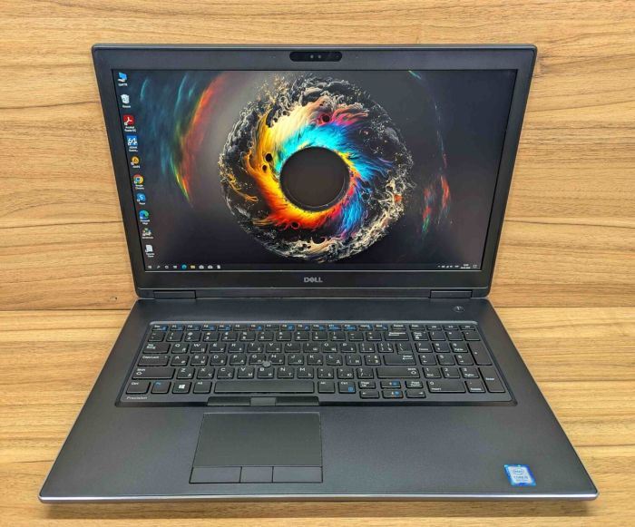 Мобільна робоча станція Dell Precision 7730 / 17,3" (1920x1080) IPS / Intel Core i9-8950HK (6 (12) ядер по 2,9 - 4,8 ГГц) / 32 ГБ DDR4 / 500 ГБ SSD / nVidia Quadro P4200, 8 ГБ GDDR5, 256-біт / WebCam / Windows 10 б/в - зображення 2