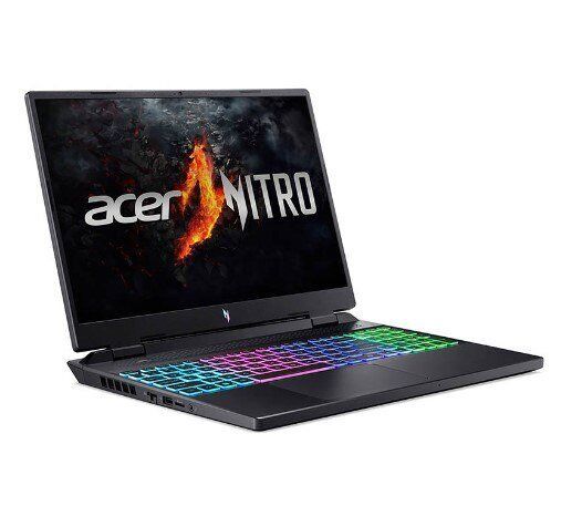 Ігровий ноутбук Acer Nitro 16 AN16-42-R6U0 / 16" (1920x1200) IPS / AMD Ryzen 7 8845HS (8 (16) ядер по 3,8 - 5,1 ГГц) / 16 ГБ DDR5 / 480 ГБ SSD / nVidia GeForce RTX 4060, 8 ГБ GDDR6, 128-біт / Веб-камера б/в - зображення 3