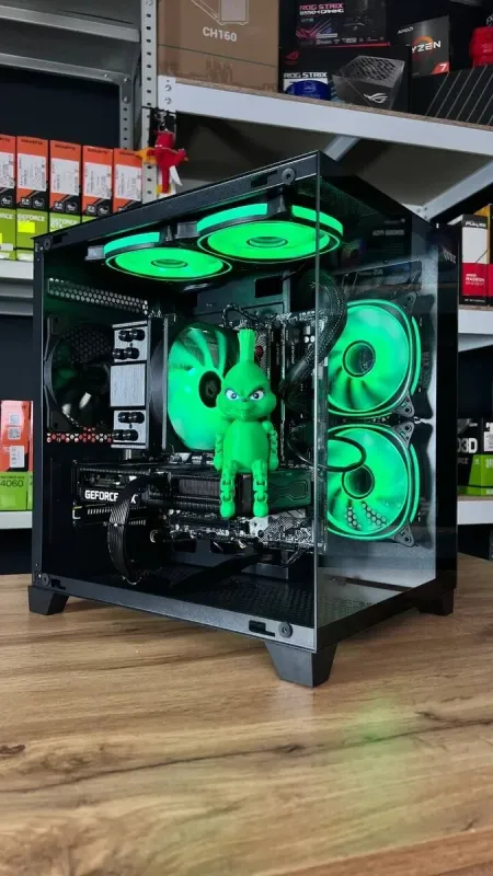 Збірка під замовлення: ігровий ПК Qube Reef ARGB Black Tower / AMD Ryzen 5 5500 (6 (12) ядер по 3.6 - 4.2 GHz) / 16 GB DDR4 / 1000 GB SSD M.2 / nVidia GeForce RTX 3060, 12 GB GDDR6, 192-bit / 650W б/в - зображення 3