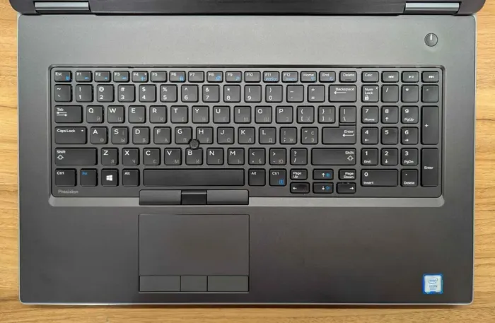 Мобільна робоча станція Dell Precision 7740 / 17.3" (1920x1080) IPS / Intel Xeon E-2276M (6 (12) ядер по 2.8 - 4.7 GHz) / 32 GB DDR4 / 1000 GB SSD / nVidia Quadro RTX 4000, 8 GB GDDR6, 256-bit / HDMI / WebCam / Windows 10 б/в - зображення 5