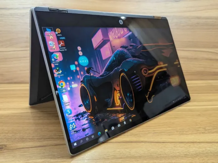 Ноутбук-трансформер Б-клас HP Pavilion x360 15-dg1052nr / 15.6" (1920x1080) IPS Touch / Intel Core i5-10210U (4 (8) ядра по 1.6 - 4.2 GHz) / 16 GB DDR4 / 512 GB SSD / Intel UHD Graphics / WebCam / Windows 10 б/в - зображення 9