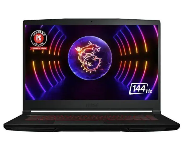 Ігровий ноутбук MSI GF63 Thin 12VE-2450NEU / 15,6" (1920x1080) IPS / Intel Core i5-12450H (8 (12) ядер по 3,3 - 4,4 ГГц) / 16 ГБ DDR4 / 960 ГБ SSD / nVidia GeForce RTX 4050, 6 ГБ GDDR6, 96-біт / Веб-камера б/в - зображення 2