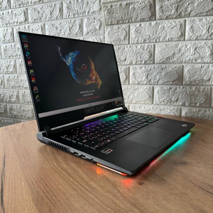 Ігровий ноутбук Asus ROG Strix SCAR 15 G533QS / 15.6" (1920x1080) IPS / AMD Ryzen 9 5900HS (8 (16) ядер по 3.0 - 4.6 GHz) / 32 GB DDR4 / 1000 GB SSD / nVidia GeForce RTX 3080, 16 GB GDDR6, 256-bit / WebCam б/в - зображення 7
