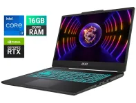 Ігровий ноутбук MSI Cyborg 15 A12VF-055CA / 15.6" (1920x1080) IPS / Intel Core i7-12650H (10 (16) ядер по 2.3 - 4.7 GHz) / 16 GB DDR5 / 512 GB SSD M.2 / nVidia GeForce RTX 4060, 8 GB GDDR6, 128-bit / WebCam / HDMI б/в