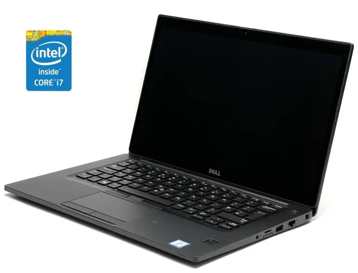 Ультрабук Dell Latitude E7480 / 14" (1920x1080) IPS / Intel Core i7-6600U (2 (4) ядра по 2.6 - 3.4 GHz) / 8 GB DDR4 / 240 GB SSD / Intel HD Graphics 520 / WebCam / Win 10 Pro б/в - зображення 1