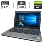 Ноутбук Б-клас Medion Akoya MD 99220 E6232 / 15.6" (1366x768) TN / Intel Core i5-3210M (2 (4) ядра по 2.5 - 3.1 GHz) / 8 GB DDR3 / 120 GB SSD / nVidia GeForce GT 740M, 2 GB GDDR3, 64-bit / WebCam / DVD-ROM / Без АКБ б/в