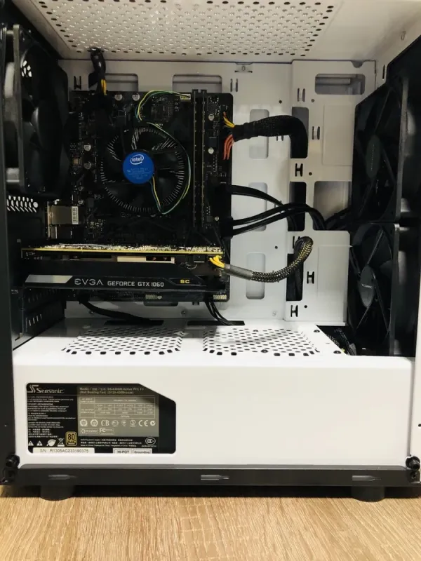 Ігровий ПК Nexus M Wite Tower / Intel Core i3-10100F (4 (8) ядра по 3.6 - 4.3 GHz) / 8 GB DDR4 / 120 GB SSD+500 GB HDD / nVidia GeForce GTX 1060, 3 GB GDDR5, 129-bit / 430W б/в - зображення 9