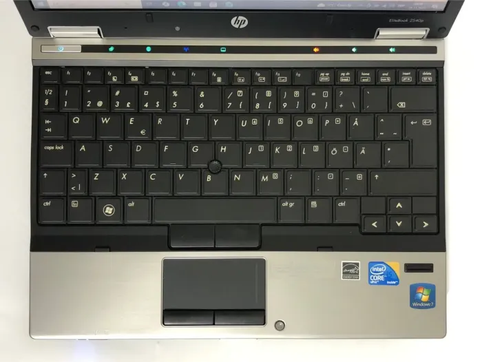 Нетбук Б-клас HP Elitebook 2540p / 12.1" (1280x800) TN / Intel Core i5-540M (2 (4) ядра по 2.53 - 3.06 GHz) / 6 GB DDR3 / 250 GB HDD / Intel HD Graphics / WebCam / Посилена батарея б/в - зображення 8