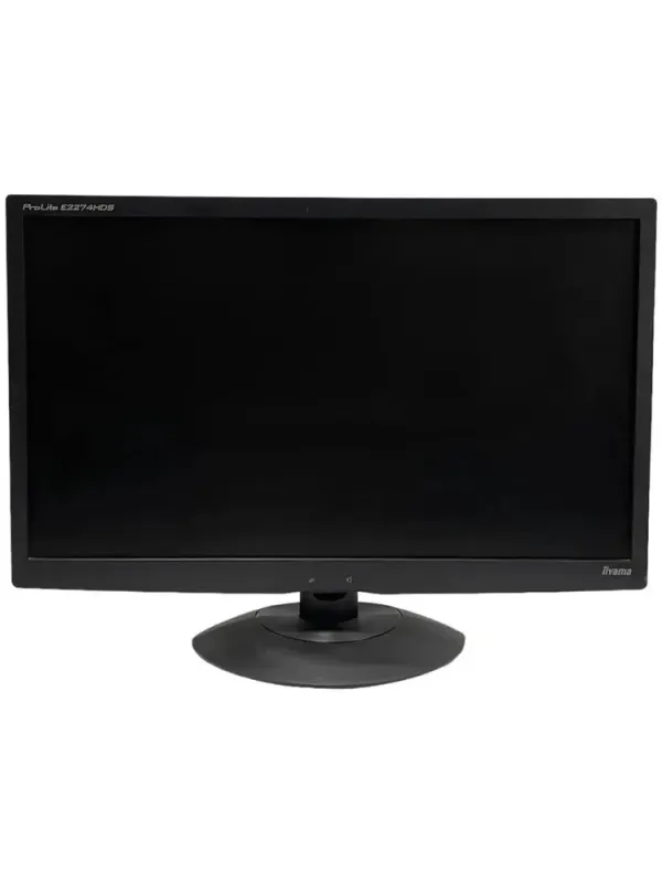 Монітор Iiyama ProLite E2274HDS-B2/24" (1920x1080) TN/VGA, DVI, HDMI/ Вбудовані колонки 2x 2W/VESA 100x100 + Кабель живлення б/в - зображення 3