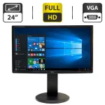 Монітор Iiyama ProLite E2409HDS / 24" (1920x1080) TN / VGA, DVI, HDMI, Audio / Вбудовані колонки 2x 2W / VESA 100x100 б/в