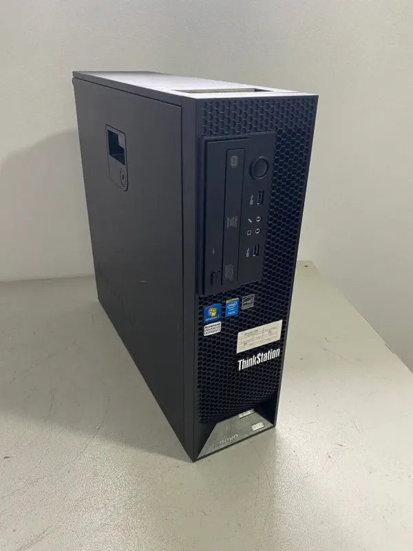 Робоча станція Lenovo ThinkStation C30 SFF / 2x Intel Xeon E5-2658 v2 (10 (20) ядер по 2.4 - 3.0 GHz) / 64 GB DDR3 / 256 GB SSD / nVidia Quadro 2000, 1 GB GDDR5, 128-bit / DVD-ROM / DVI б/в - зображення 2