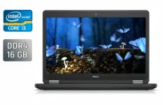Ноутбук Б-клас Dell Latitude E5470 / 14" (1366x768) TN / Intel Core i3-6100U (2 (4) ядра по 2.3 GHz) / 16 GB DDR4 / 128 GB SSD / Intel HD Graphics 520 / HDMI / WebCam б/в